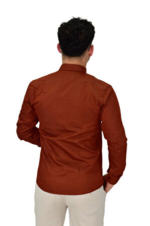 Erkek Spor Likralı Gömlek BGL-ST04343