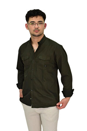 Erkek Spor Likralı Gömlek BGL-ST04343