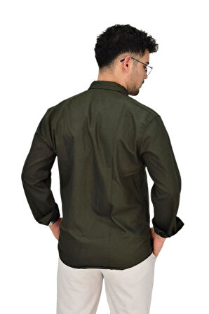 Erkek Spor Likralı Gömlek BGL-ST04343