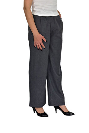 Kadın Pileli Bol Pantolon BGL-ST04352