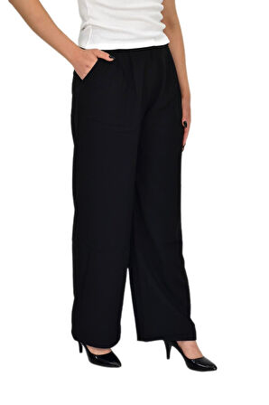 Kadın Pileli Bol Pantolon BGL-ST04352