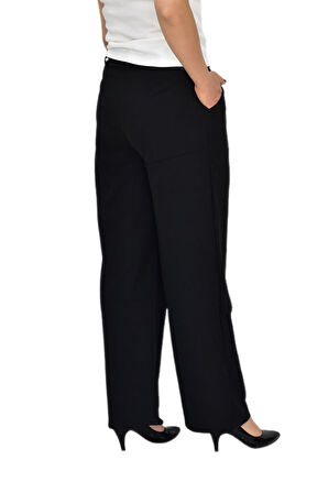 Kadın Pileli Bol Pantolon BGL-ST04352