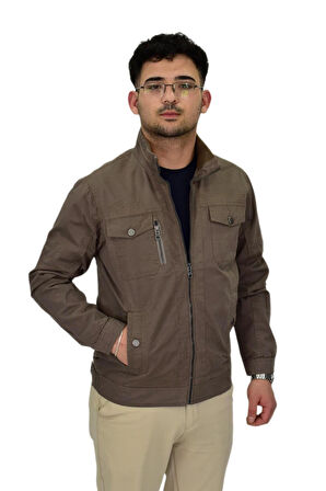 Erkek Mevsimlik Kanvas Spor Mont 8001 BGL-ST04369