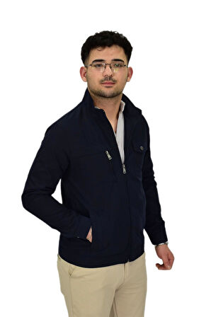 Erkek Mevsimlik Kanvas Spor Mont 8094 BGL-ST04370