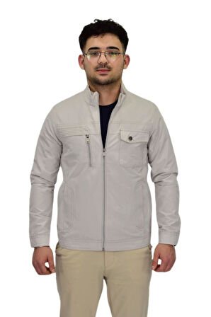 Erkek Mevsimlik Kanvas Spor Mont 8094 BGL-ST04370