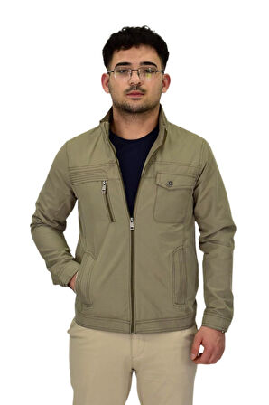 Erkek Mevsimlik Kanvas Spor Mont 8094 BGL-ST04370
