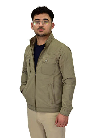 Erkek Mevsimlik Kanvas Spor Mont 8094 BGL-ST04370