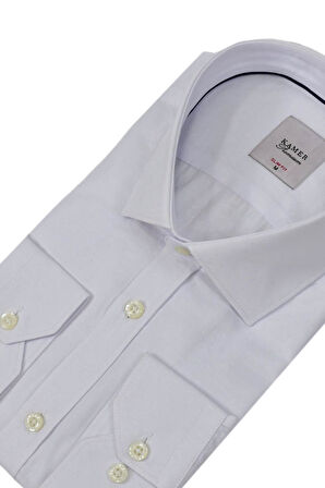 Erkek Puantiyeli Slim Fitt Uzun Kol Gömlek 2382 BGL-ST04377