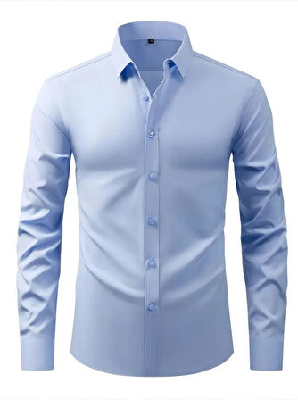 Erkek Slim Fitt Uzun Kol Gömlek 2290 BGL-ST04378