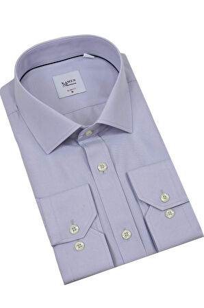 Erkek Slim Fitt Uzun Kol Kulplu Gömlek 2396 BGL-ST04379