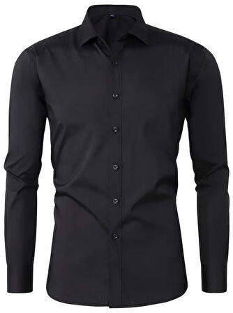 Erkek Slim Fitt Uzun Kol Likralı Gömlek 2392 BGL-ST04380