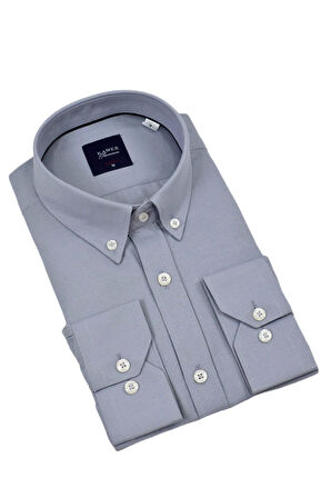 Erkek Slim Fitt Uzun Kol Gömlek 2424 BGL-ST04381