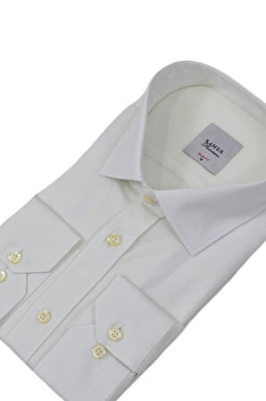 Erkek Slim Fitt Likralı Uzun Kol Kulplu Gömlek 2358 BGL-ST04384