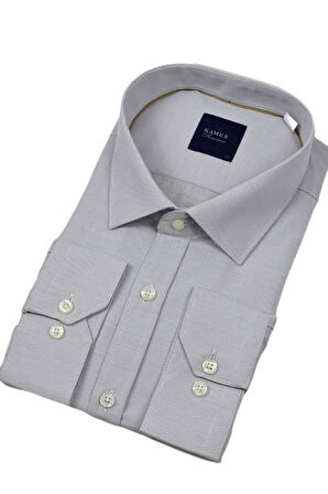 Erkek Büyük Beden Uzun Kol Gömlek 3745 BGL-ST04389