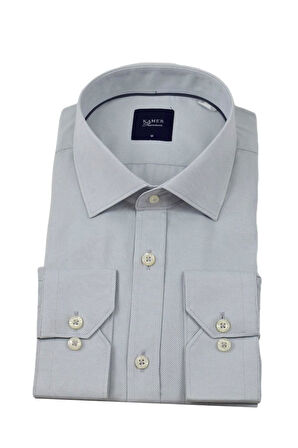 Erkek Klasik Armürlü  Uzun Kol Gömlek 33704 BGL-ST04394