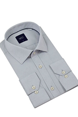 Erkek Klasik Armürlü  Uzun Kol Gömlek 33704 BGL-ST04394