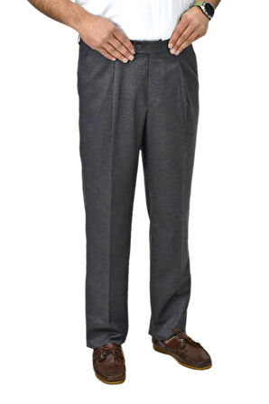 Erkek Pileli Klasik  Kumaş Pantolon P1174 BGL-ST04410