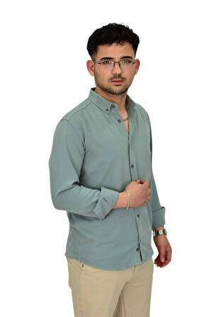 Erkek Spor Gömlek Regular Fit 9601 BGL-ST04412