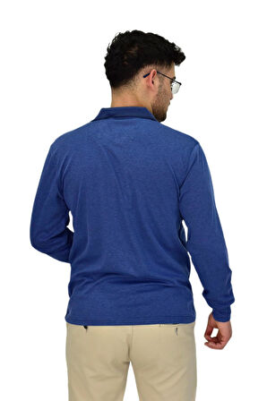 Erkek Mevsimlik Polo Yaka Sweatshirt 6830 BGL-ST04414