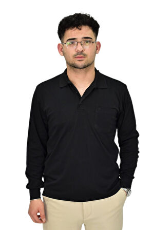Erkek Mevsimlik Polo Yaka Sweatshirt 6830 BGL-ST04414