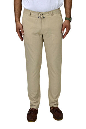 Erkek Bej Rengi Jogger Lastikli Pantolon 1920 BGL-ST04419