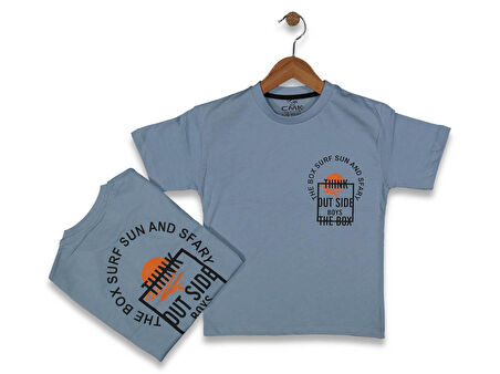 Erkek Çocuk The Box Surf Baskılı Tişört BGL-ST04459