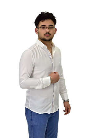 Erkek Spor Silim Fit Gömlek BGL-ST04479