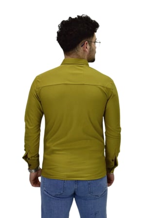 Erkek Spor Silim Fit Uzun Kol Gömlek BGL-ST04482