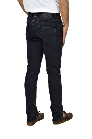 Erkek Siyah Jeans Pantolon Regular Fitt 320 BGL-ST04490