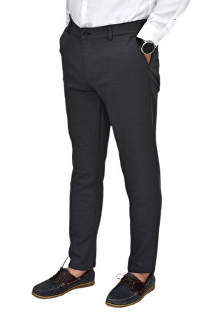 Erkek Likralı Petek Dokuma Kumaş Pantolon Regular Fitt BGL-ST04491