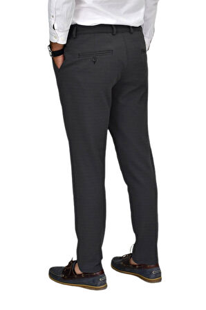 Erkek Likralı Petek Dokuma Kumaş Pantolon Regular Fitt BGL-ST04491