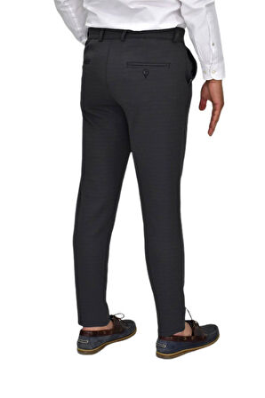 Erkek Likralı Petek Dokuma Kumaş Pantolon Regular Fitt BGL-ST04491