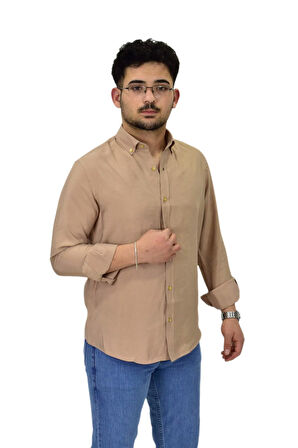 Erkek Spor Silim Fit Uzun Kol Gömlek G5019 BGL-ST04493