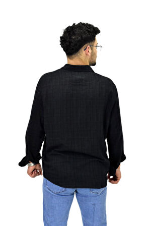 Erkek Spor Silim Fit Uzun Kol Gömlek G5005 BGL-ST04494