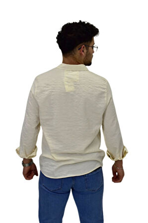 Erkek Spor Silim Fit Uzun Kol Gömlek G5011 BGL-ST04495