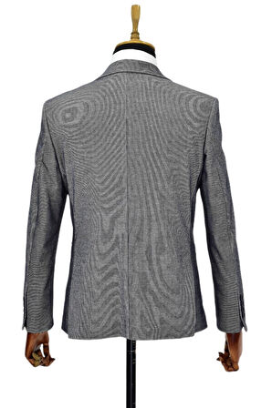 Erkek Tek Spor Ceket Çift Yırtmaçlı BGL-ST04512