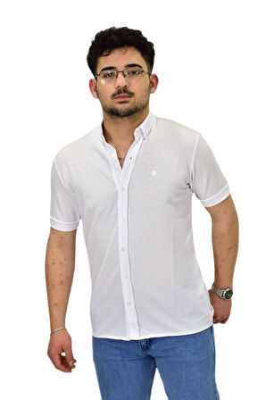 Erkek Gömlek Yaka Düğmeli Tişört BGL-ST04524