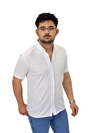 Erkek Gömlek Yaka Düğmeli Tişört BGL-ST04524