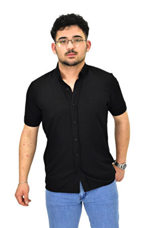Erkek Gömlek Yaka Düğmeli Tişört BGL-ST04524