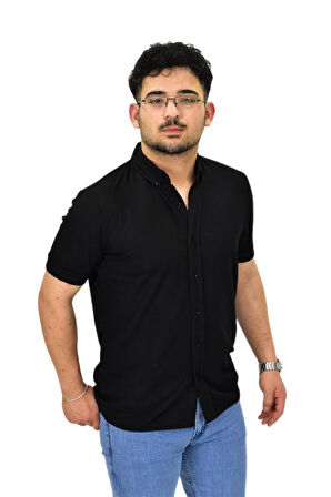 Erkek Gömlek Yaka Düğmeli Tişört BGL-ST04524