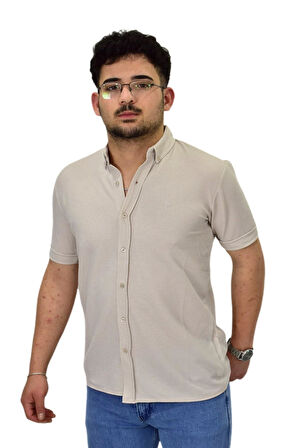 Erkek Gömlek Yaka Düğmeli Tişört BGL-ST04524