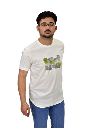 Erkek Sıfıryaka Baskılı Tişört BGL-ST04526