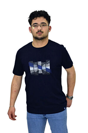 Erkek Sıfıryaka Baskılı Tişört BGL-ST04526