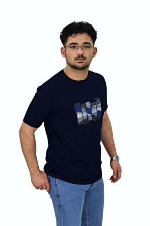 Erkek Sıfıryaka Baskılı Tişört BGL-ST04526