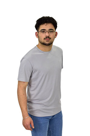 Erkek Sıfıryaka Düz Merserize Tişört T6034 BGL-ST04527