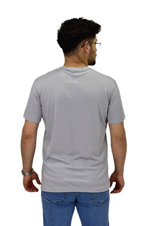 Erkek Sıfıryaka Düz Merserize Tişört T6034 BGL-ST04527