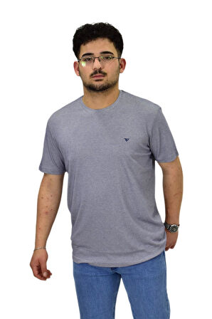 Erkek Sıfıryaka Düz Merserize Tişört T6034 BGL-ST04527