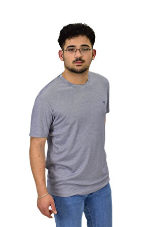Erkek Sıfıryaka Düz Merserize Tişört T6034 BGL-ST04527