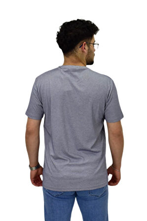 Erkek Sıfıryaka Düz Merserize Tişört T6034 BGL-ST04527