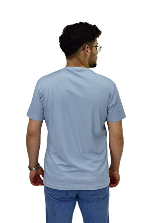 Erkek Sıfıryaka Düz Merserize Tişört T6034 BGL-ST04527